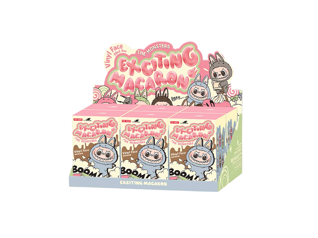 Pop Mart Labubu The Monsters Tasty Macarons Vinyl Face Sealed Case (6 Blind Boxes)-Labubu-pikastore.cz