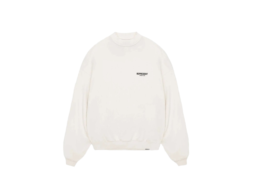 Represent Owners Club Crewneck Flat White