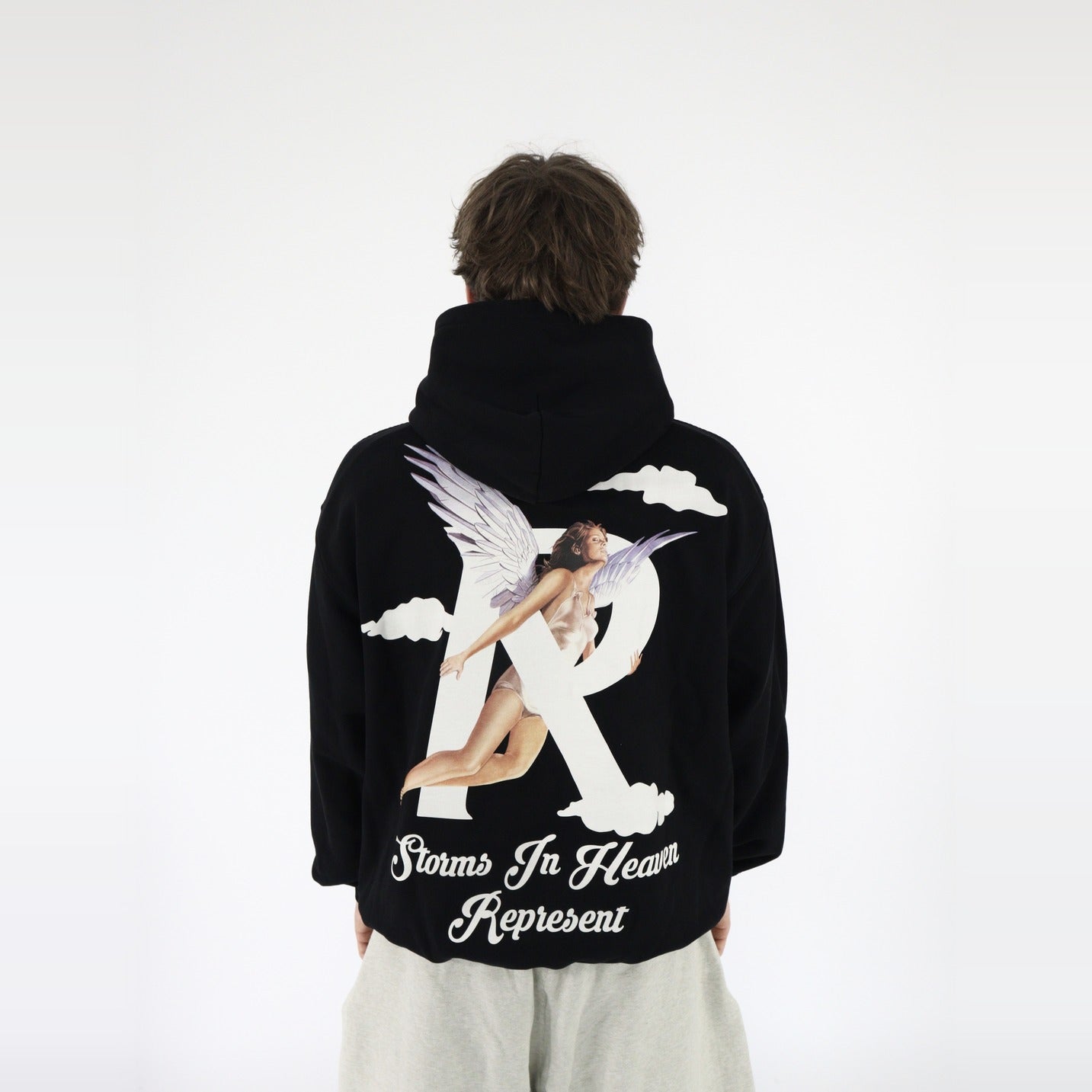 Represent Storms In Heaven Hoodie Black-Clothing-Represent-pikastore.cz