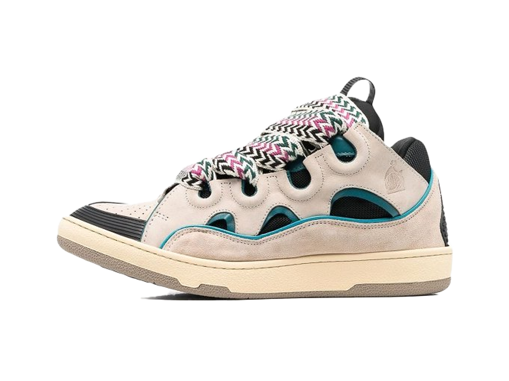 Lanvin Curb Sneakers Grey Dark Green-Lanvin-pikastore.cz