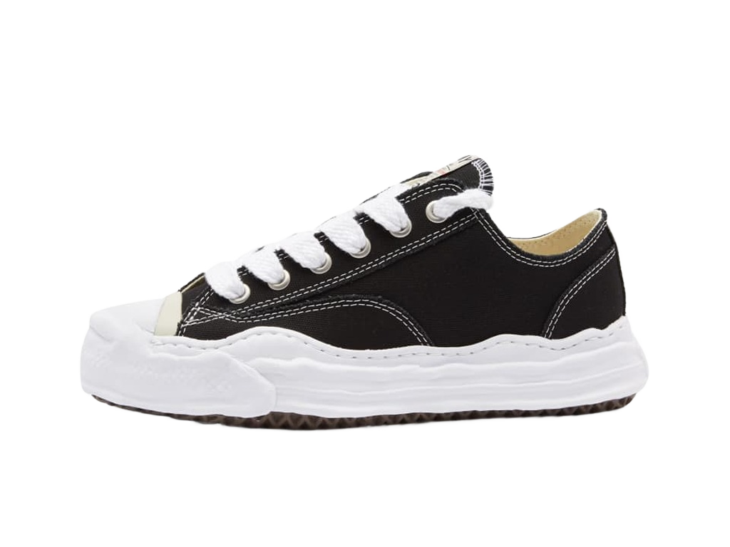 Maison Mihara Yasuhiro Hank OG Sole Canvas Low Black-Maison Mihara Yasuhiro-pikastore.cz