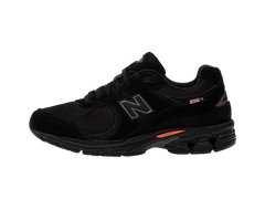 New Balance 2002R Black Castlerock Red