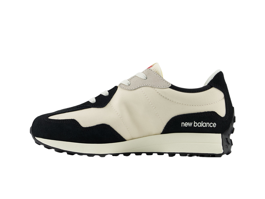 New Balance 327 Big Kid Black Real Pink-New Balance-pikastore.cz
