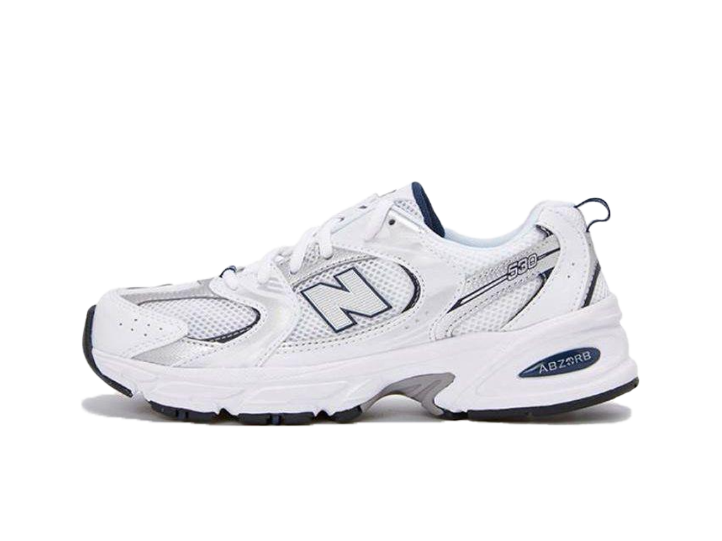 New Balance 530 Big Kid White Natural Indigo-New Balance-pikastore.cz
