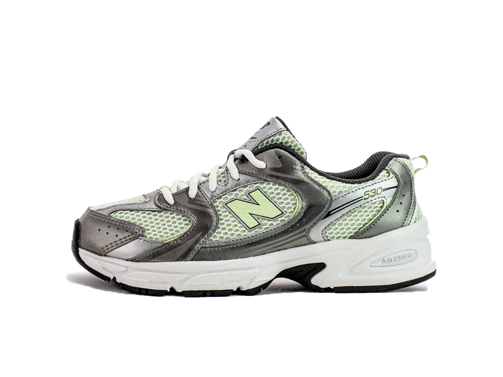 New Balance 530 Dark Silver Metallic Melon Water (GS)-New Balance-pikastore.cz