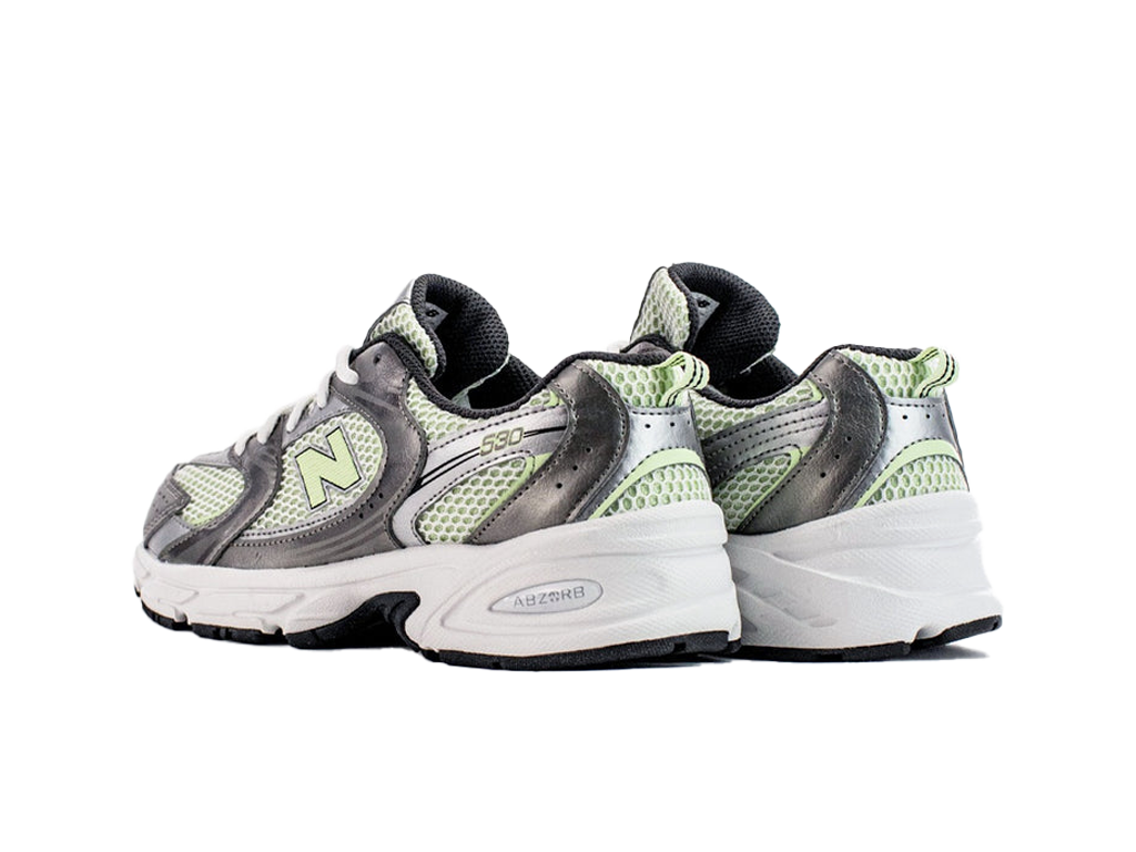 New Balance 530 Dark Silver Metallic Melon Water (GS)-New Balance-pikastore.cz