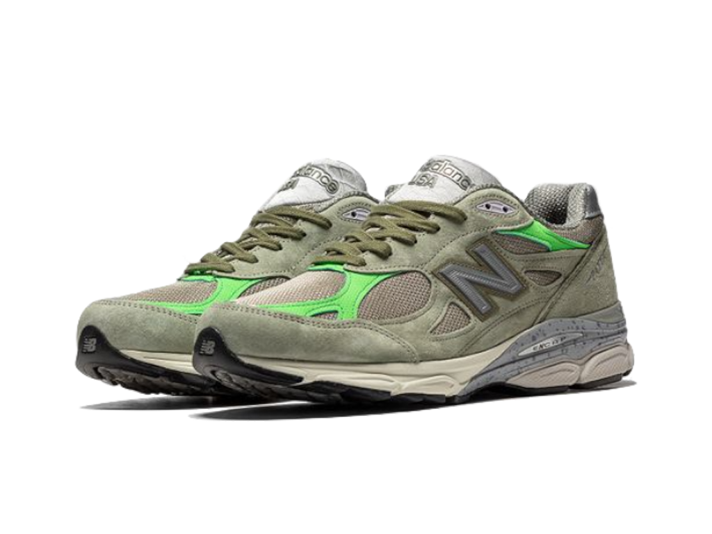 New Balance Patta x 990v3 Made in USA Light Olive-New Balance-pikastore.cz