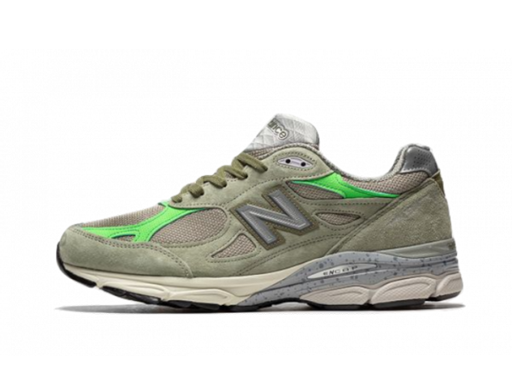 New Balance Patta x 990v3 Made in USA Light Olive-New Balance-pikastore.cz