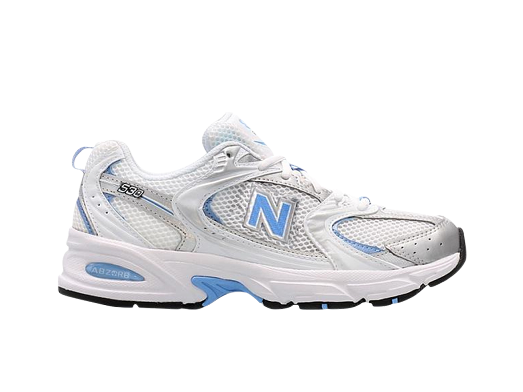 New Balance 530 White Carolina Blue