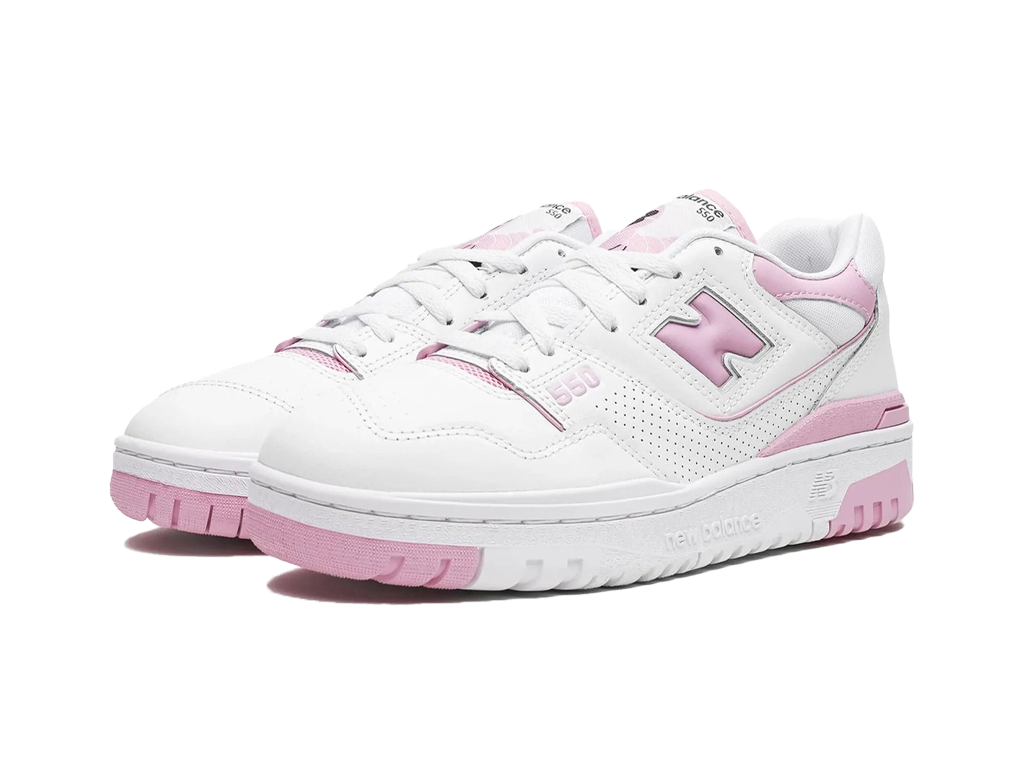 New Balance 550 White Bubblegum Pink (Women's)-sneakers-New Balance-pikastore.cz