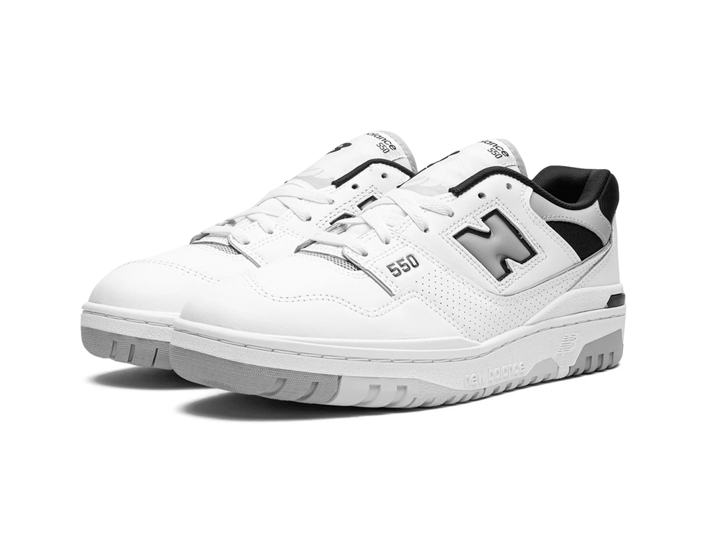 New Balance 550 White Concrete Black