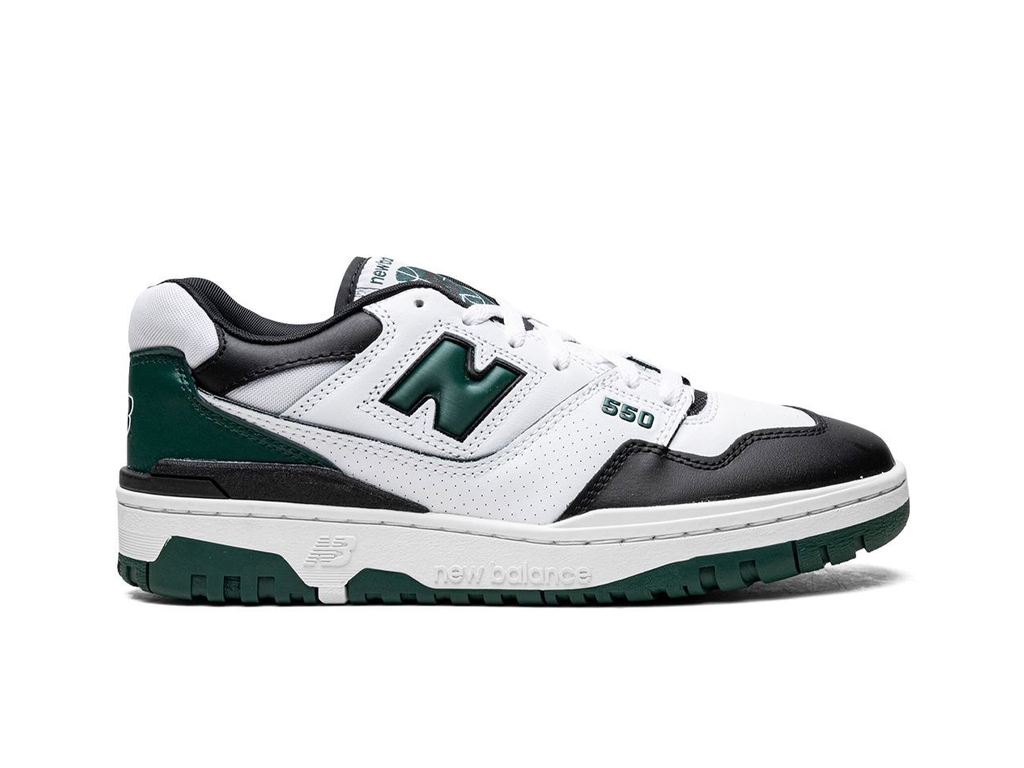 New Balance 550 Bijelo Zeleno Crna