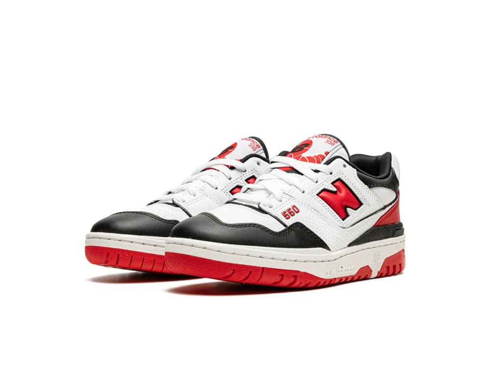 New Balance 550 White Red Black