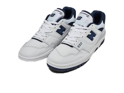 New Balance Wmns 550 White Navy Blue