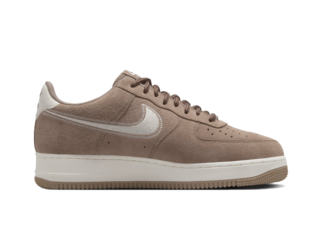 Nike Air Force 1 07 LV8 Embroidered Swoosh - Mink Brown-Nike-pikastore.cz