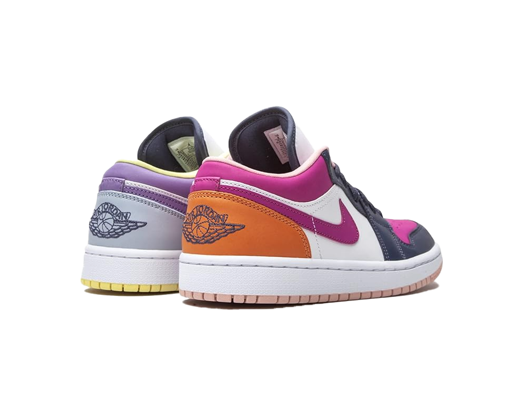 Nike Air Jordan 1 Low Mismatched - Purple Magenta-Air Jordan-pikastore.cz