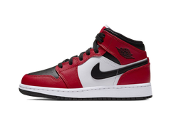 Nike Air Jordan 1 Mid GS Chicago Black Toe