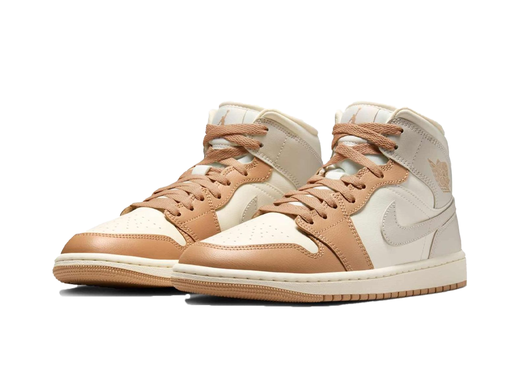 Nike Air Jordan 1 Mid Tan Toe-Nike-pikastore.cz