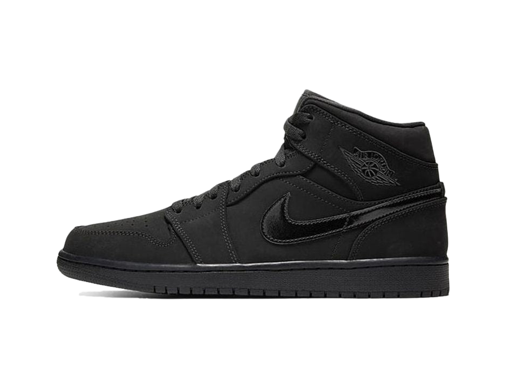 Nike Air Jordan 1 Mid Triple Black (2022)-sneakers-Air Jordan-pikastore.cz