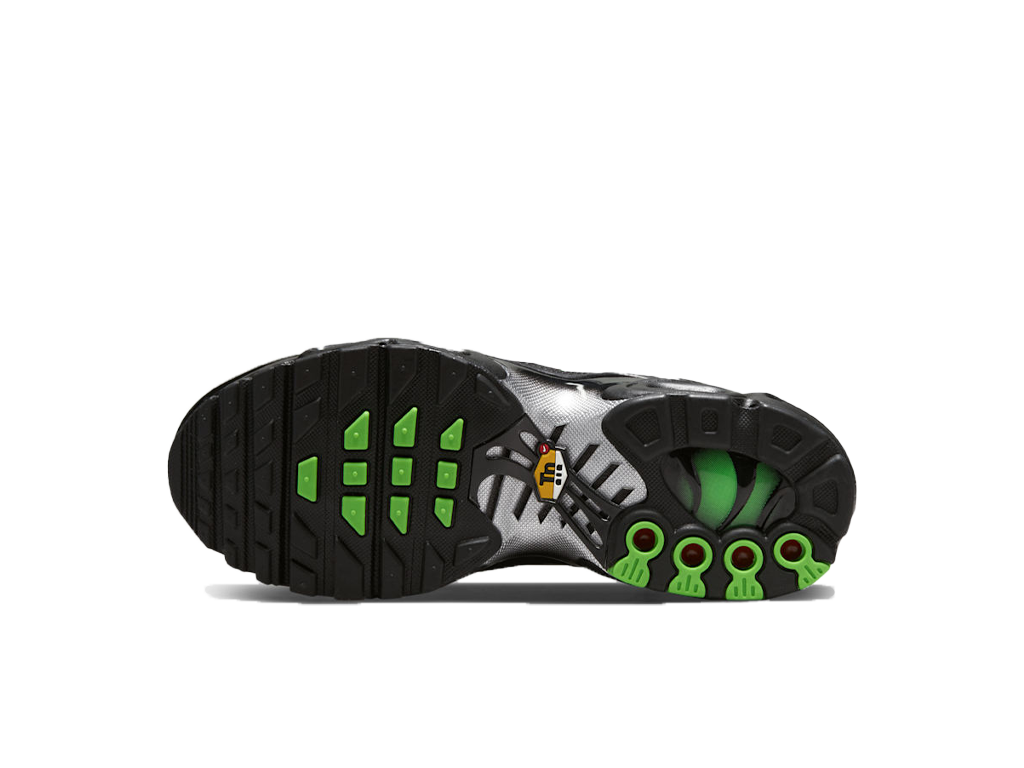 Nike Air Max Plus GS Black Silver Green Strike-Nike-pikastore.cz