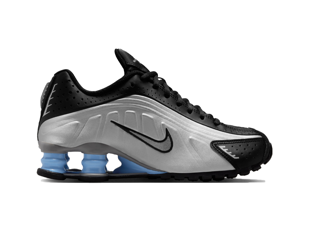 Nike Shox R4 GS Metallic Silver Psychic Blue-Nike-pikastore.cz