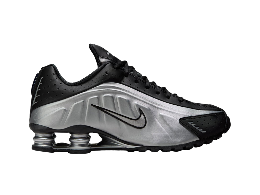 Nike Shox R4 Metallic Silver Black-Nike-pikastore.cz