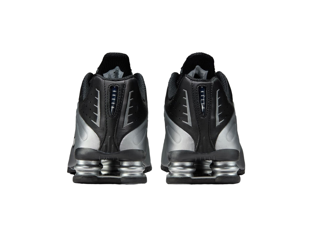 Nike Shox R4 Metallic Silver Black-Nike-pikastore.cz