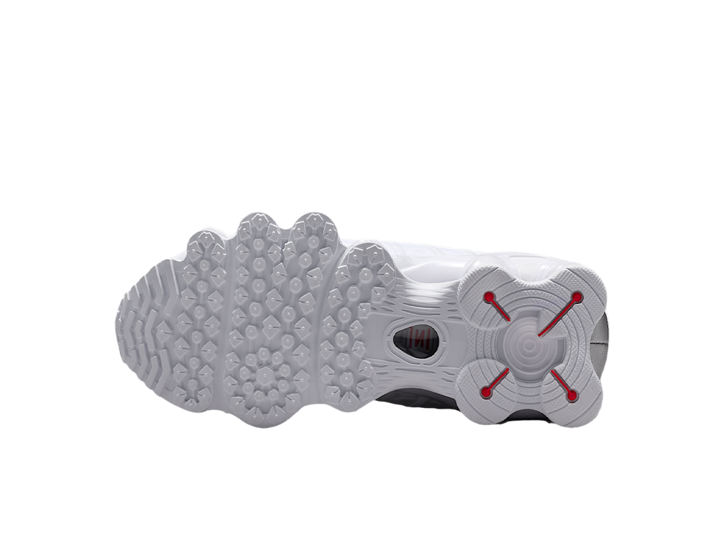 Nike Shox TL GS White Metallic Silver Max Orange