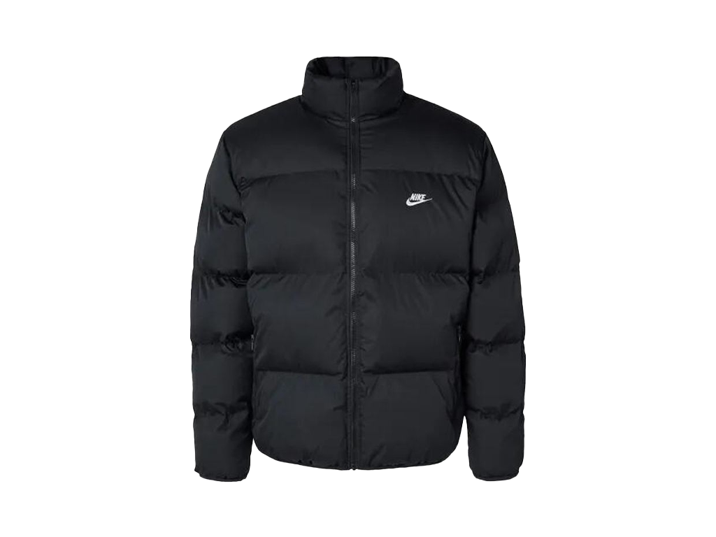 Nike Sportswear Club Puffer Jacket Black/White-Nike-pikastore.cz