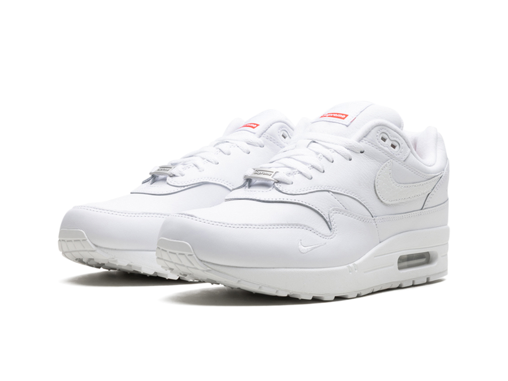 Nike Supreme x Air Max 1 87 SP Triple White-Nike-pikastore.cz