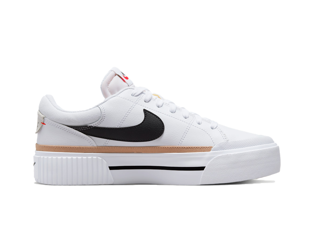 Nike Wmns Court Legacy Lift White Hemp – tenisky – fotka 3 z 5