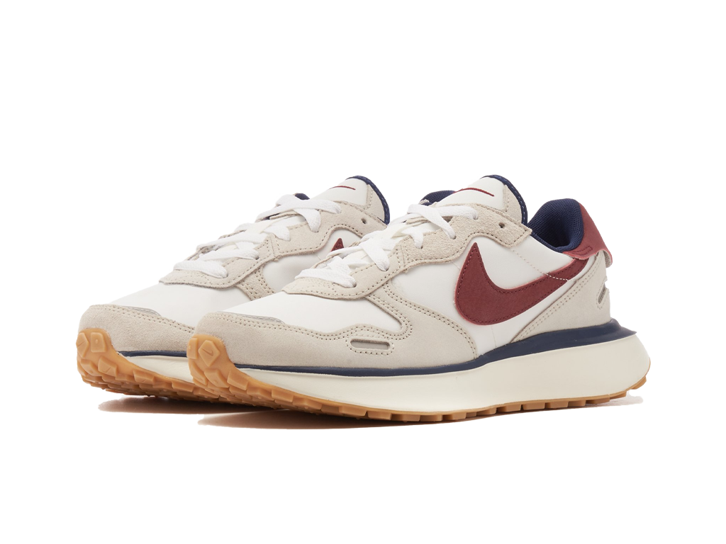 Nike Wmns Phoenix Waffle Light Bone Team Red-Nike-pikastore.cz