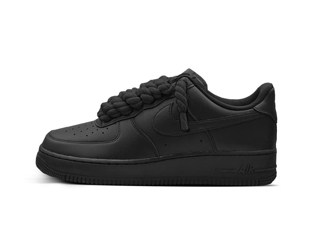 Nike Air Force 1 Black Low 07 Rope Laces Black-Nike-pikastore.cz