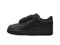 Nike Air Force 1 Black Low 07 Rope Laces Black