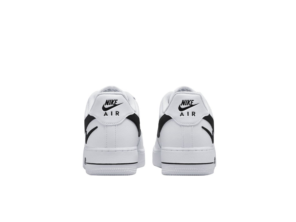 Nike Air Force 1 Low '07 FM Cut Out Swoosh White Black-sneakers-Nike-pikastore.cz