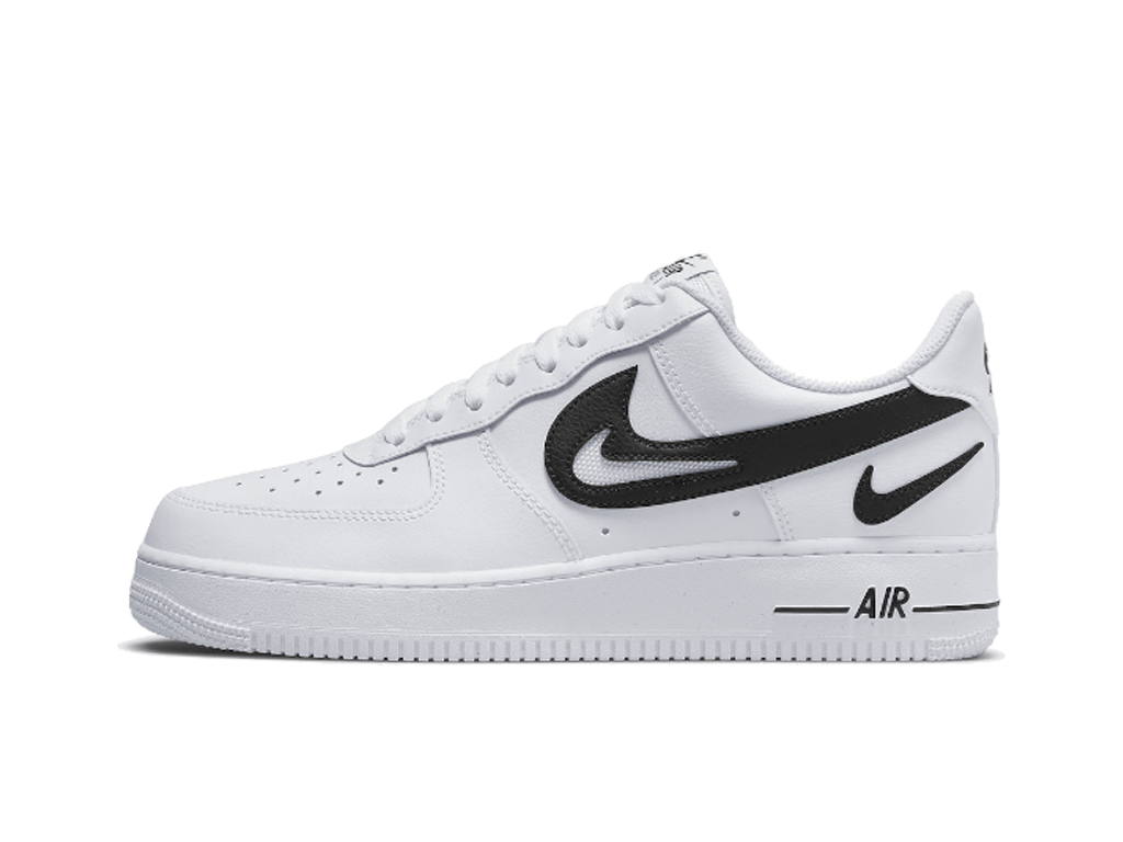 Nike Air Force 1 Low '07 FM Cut Out Swoosh White Black-sneakers-Nike-pikastore.cz