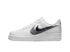 Nike Air Force 1 Low '07 Spray Paint Swoosh White Black Grey