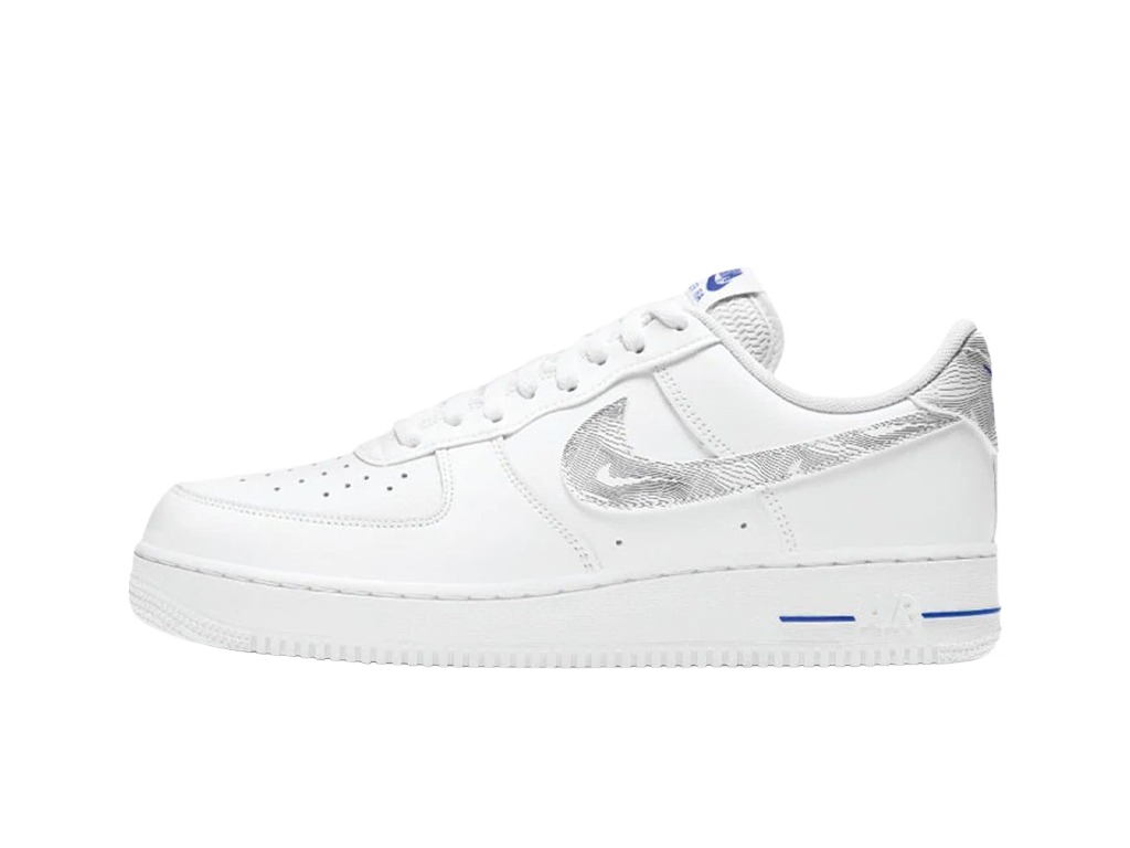 Nike Air Force 1 Low Topography Pack - White Racer Blue-Nike-pikastore.cz