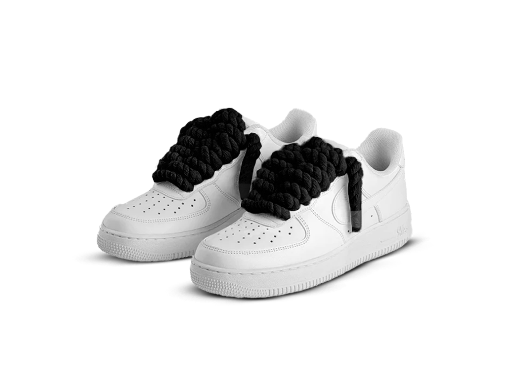 Nike Air Force 1 White Low 07 Rope Laces Black-Nike-pikastore.cz