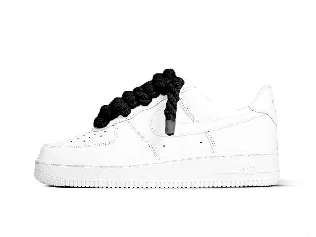 Nike Air Force 1 White Low 07 Rope Laces Black-Nike-pikastore.cz