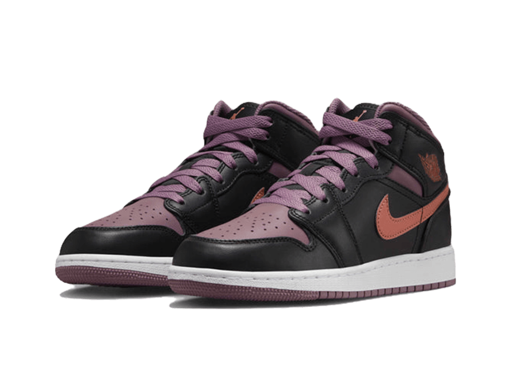 Nike Air Jordan 1 Mid SE GS Black Sky J Mauve-Air Jordan-pikastore.cz