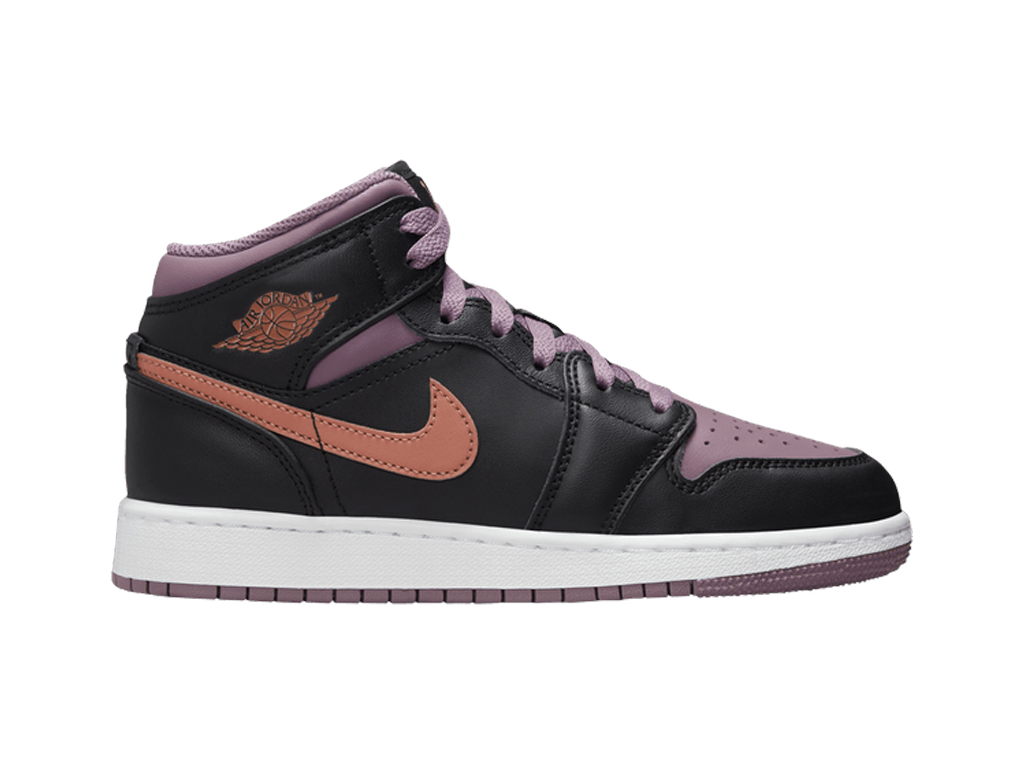Nike Air Jordan 1 Mid SE GS Black Sky J Mauve-Air Jordan-pikastore.cz