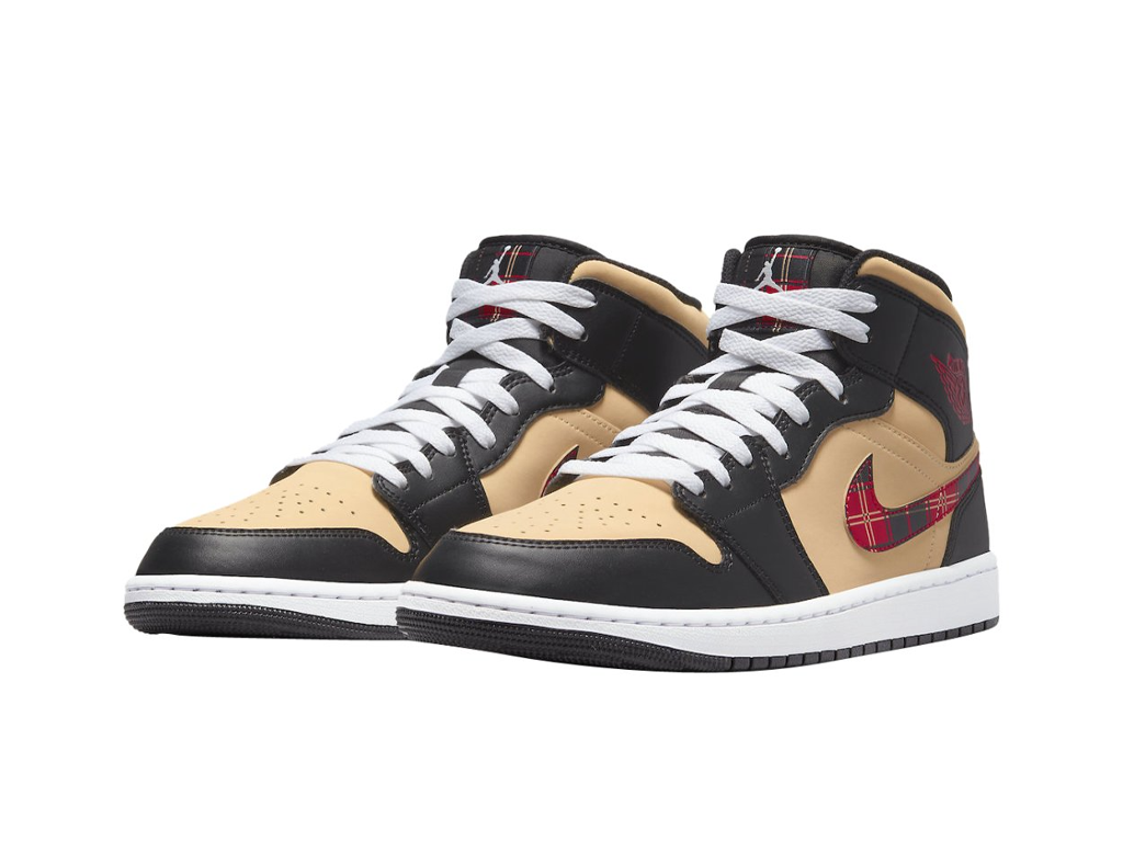 Nike Air Jordan 1 Mid SE Tartan Swoosh-Air Jordan-pikastore.cz