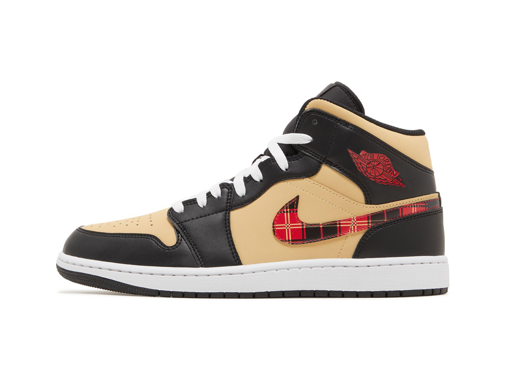 Nike Air Jordan 1 Mid SE Tartan Swoosh-Air Jordan-pikastore.cz