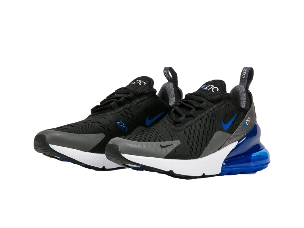 Nike Air Max 270 GS Black Game Royal-Nike-pikastore.cz