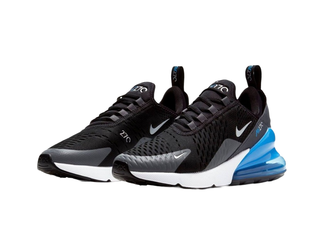 Nike Air Max 270 GS Black Light Photo Blue-Nike-pikastore.cz