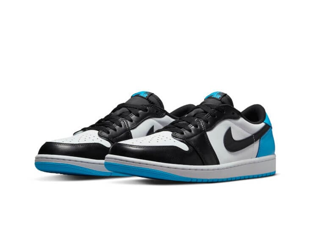 Nike Jordan 1 Retro Low OG Black Dark Powder Blue-sneakers-Air Jordan-pikastore.cz