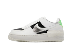 Nike Wmns Air Force 1 Shadow White Metallic Silver 