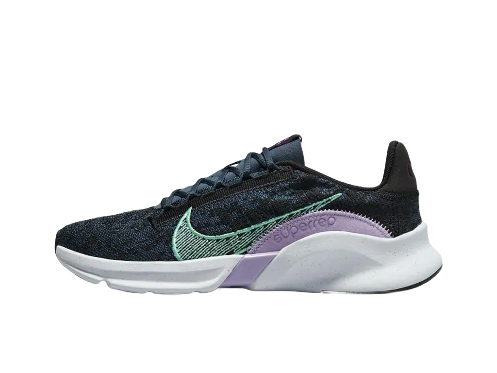 Nike Wmns SuperRep Go 3 Flyknit Next Nature Armoury Navy Green Glow-Nike-pikastore.cz