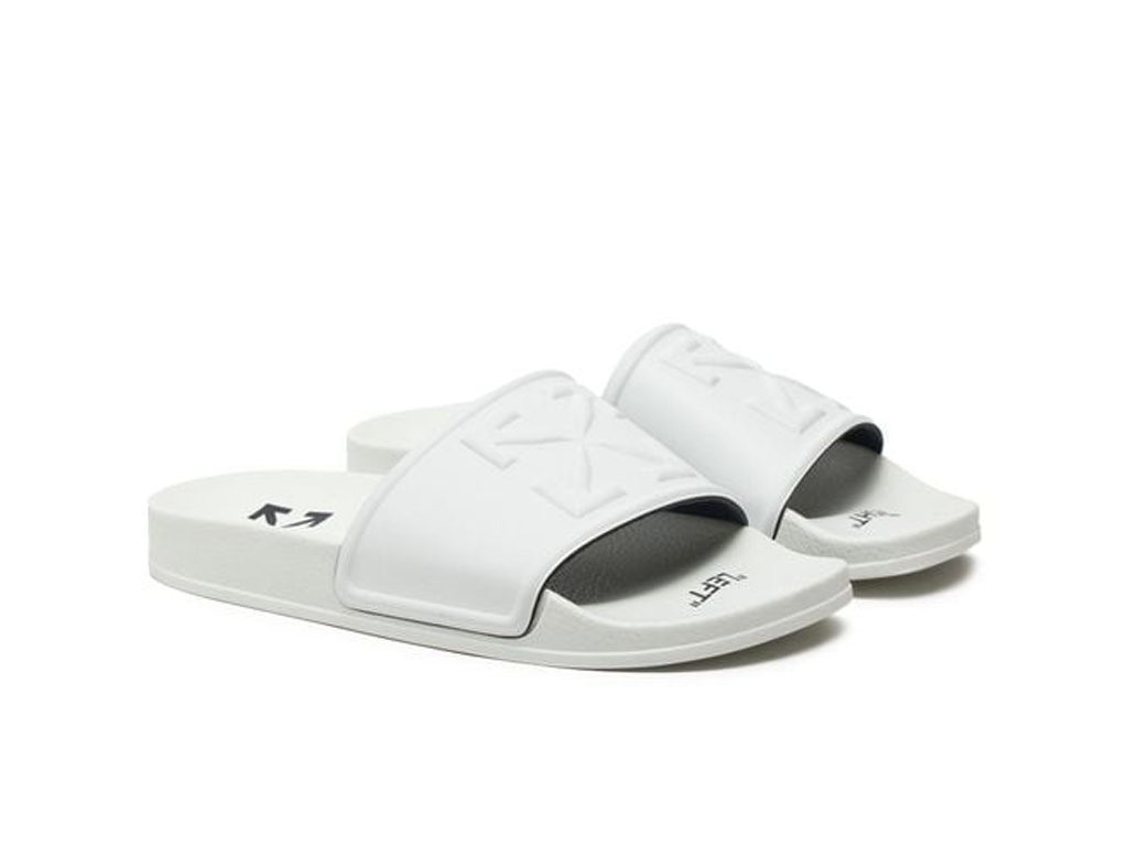 OFF-WHITE Arrow Slide White